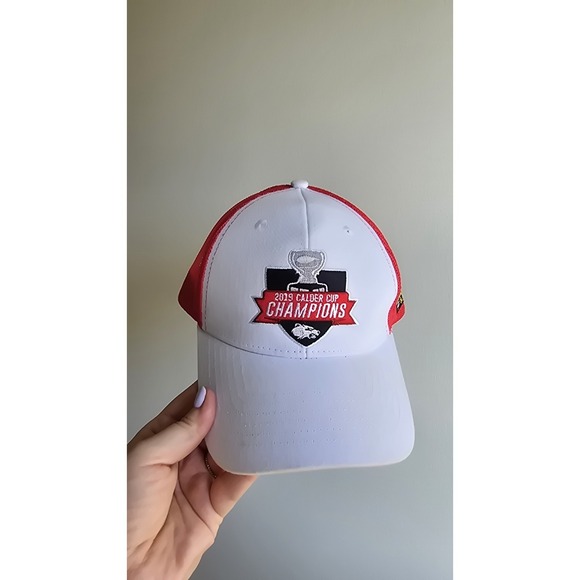 Other - Charlotte Checkers 2019 Calder Cup Champions Trucker Hat AHL Hockey Snapback